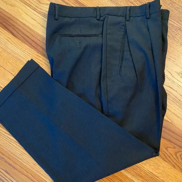 90s dress pants XS 90s St. John Evening Black Knit High Waisted Trousers  Flying Apple  Vintage